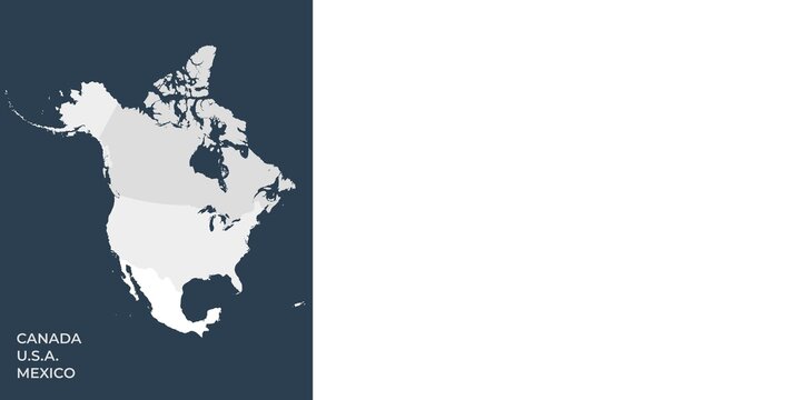 Mapa de Norteam&eacute;rica 