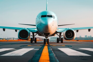 Airplane on Runway