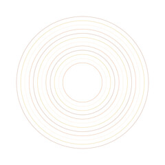 Fototapeta premium An abstract retro ring shape design element.