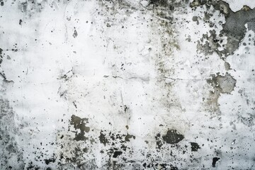 Fototapeta premium A section of dirty wall with patches of white paint