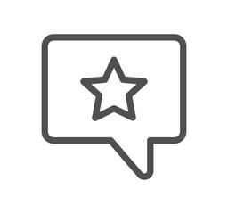 Obraz premium Star related icon outline and linear vector. 