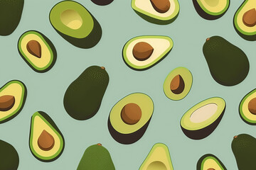 avocados background