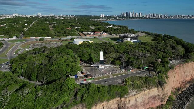 Aerial view of Cabo Branco Lighthouse - Jo&atilde;o Pessoa, Para&iacute;ba, Brazil (Vista a&eacute;rea do Farol do Cabo Branco - Jo&atilde;o Pessoa, Para&iacute;ba, Brasil)