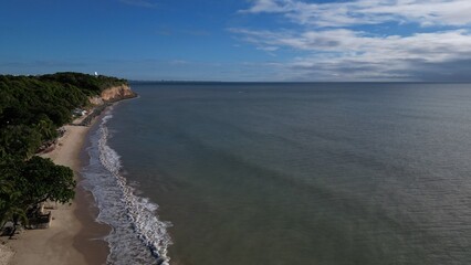 Aerial view of Cabo Branco Lighthouse - João Pessoa, Paraíba, Brazil (Vista aérea do Farol do Cabo Branco - João Pessoa, Paraíba, Brasil)