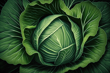 Obraz premium cabbage backgrounds