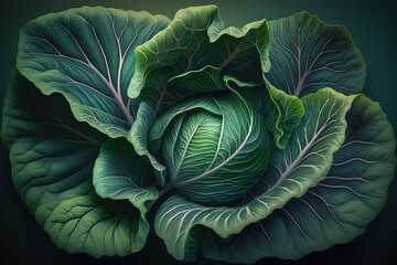 Obraz premium cabbage backgrounds