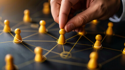 Leaders shape the structure of the human resources network.