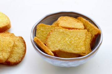 Crispy butter and sugar bread