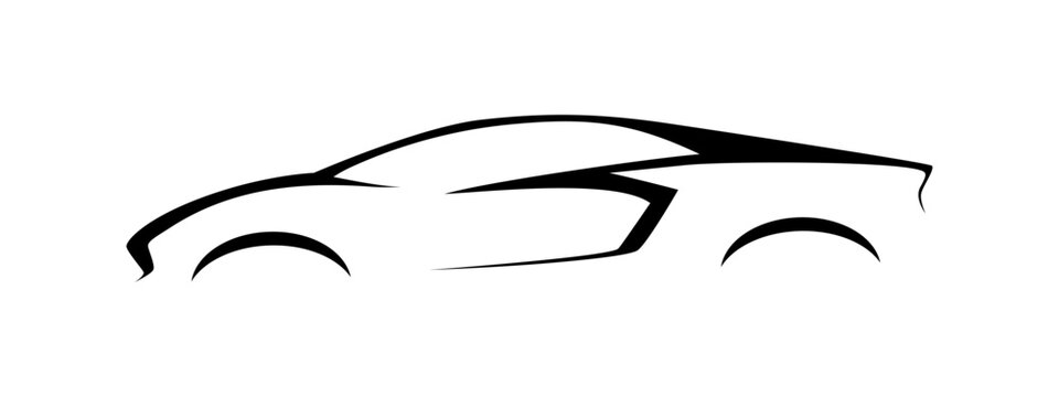 Sport car logo collection. Automobile logotype set. Auto service concept icon.