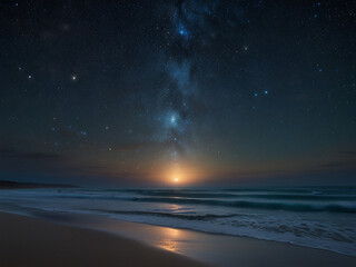 Fototapeta premium Night on the Beach