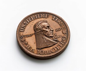 Historical Roman Coin Depicting Emperor Hadrian