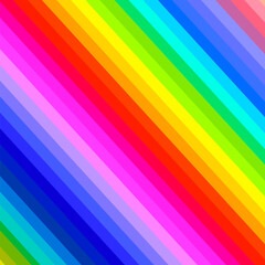 Colorful rainbow diagonal background, pattern, striped design