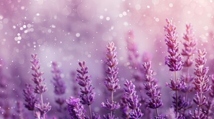 Whimsical Lavender Background for Feminine Designs Generative AI