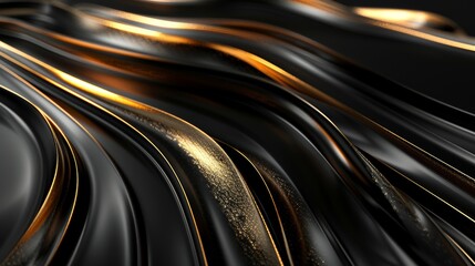 Luxury Cosmetics Background with Metallic Accents Generative AI