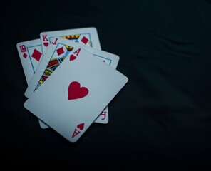 Obraz premium Elegant Blackjack Cards: Classic Casino Game