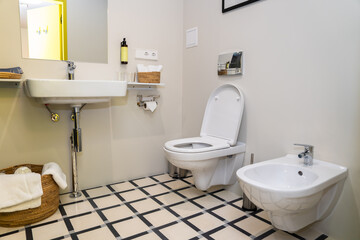 Hotel bathroom, hotel service sector, hygiene