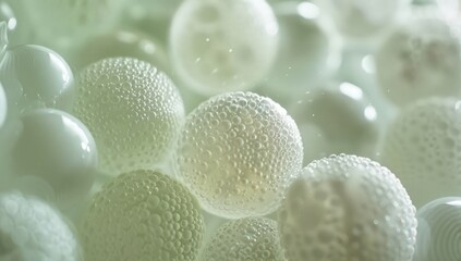 Close-up Bubbles in Soap