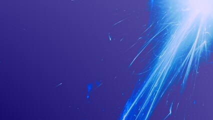 Futuristischer Lichteffekt in hell leuchtender Energiestruktur, blau, Geschwindigkeitseffekt,...