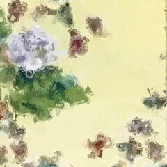 Oil paintings and various flowers, cats, dogs, roses, peonies, butterflies, birds, lotus leaves, and lotus flowers are beautiful