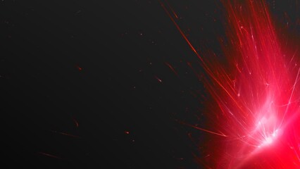 Futuristischer Lichteffekt in hell leuchtender Energiestruktur, rot, pink, Geschwindigkeitseffekt,...