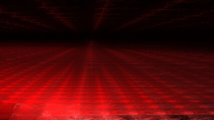 Futuristischer Lichteffekt in hell leuchtender Energiestruktur, rot, Geschwindigkeitseffekt,...