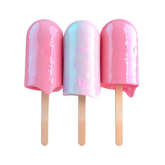 Frozen treats on a stick.