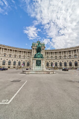 Fototapeta premium The main entrance to the Hofburg Palace, Vienna, Austria