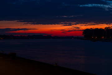 Sonnenuntergang in Rostock