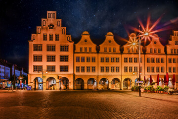 Häuser am Neuen Markt in Rostock