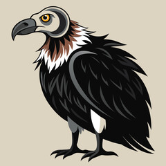 Black Vulture Vector Art Stunning Illustration for Your Projects