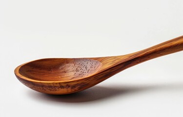 Wooden Spoon Resting on Table