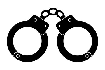 handcuffed icon vector illustration