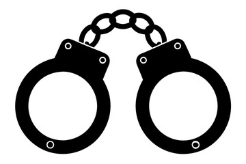 handcuffed icon vector illustration