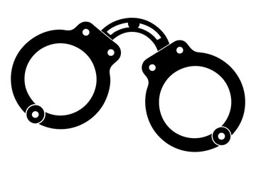 handcuffed icon vector illustration