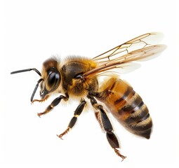 High-Resolution Closeup of a Single Bumblebee