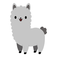 Brighten Your Designs with Cheerful Alpaca Vector Illustrations