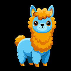 Brighten Your Designs with Cheerful Alpaca Vector Illustrations