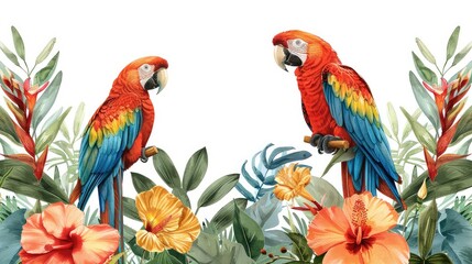 Tropical Avian Paradise