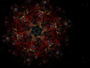 Imaginatory fractal abstract background Image