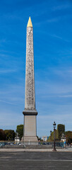 Obraz premium The Luxor Obelisk on place de la Concorde in Paris