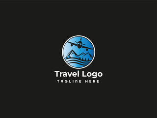 Travels Business Logo Design Vector Template.