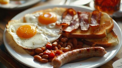 Thanksgiving dinner table with roasted turkey on wooden table, top view