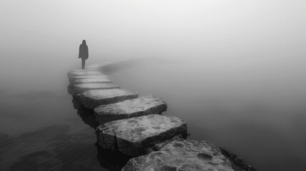 Amidst the silence, echoes of effort reverberate. The journey begins with a single step.