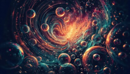 abstract background with circles