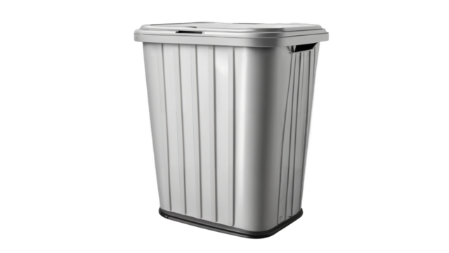 trash can isolated on white background , transparent png image