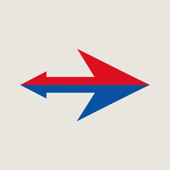 Simple and minimalist arrow design