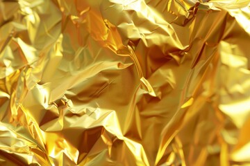 Gold texture with soft folds