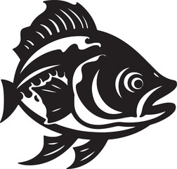 Set of the Fish silhouette
