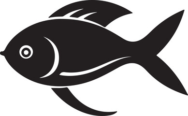 Set of the Fish silhouette
