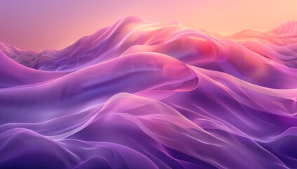 Obraz premium Abstract Purple and Pink Wavy Background